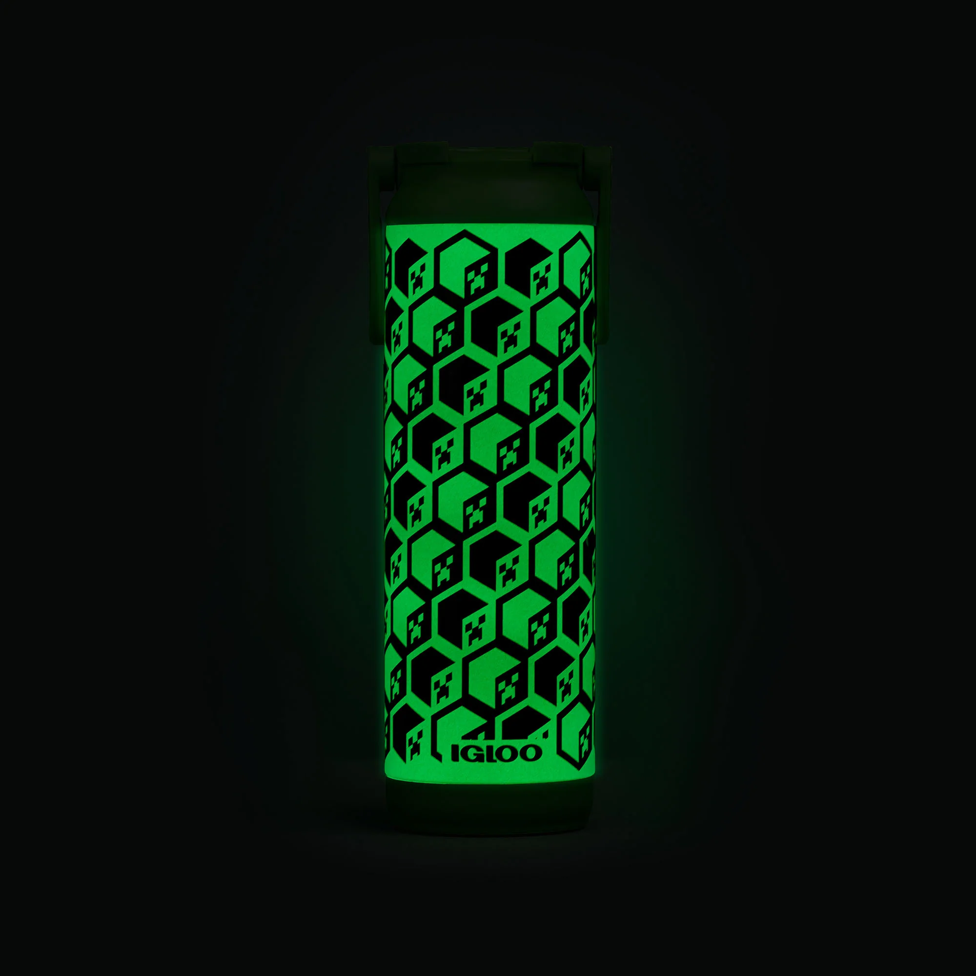 Minecraft Creeper Glow in the Dark 20 Oz Bottle - Image 7