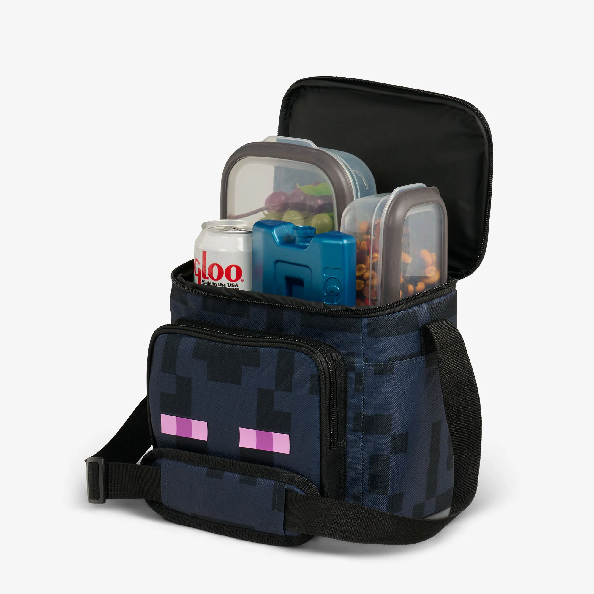 Minecraft Enderman Square Lunch Cooler Bag - Image 4
