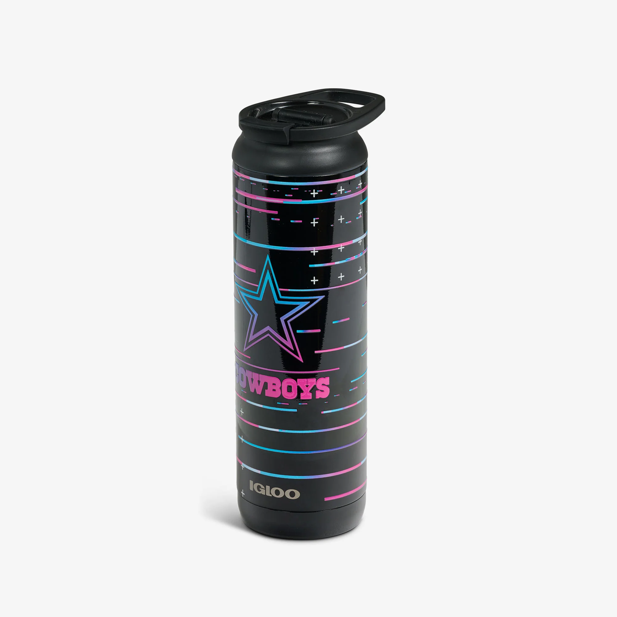 NFL Neon Dallas Cowboys 20 Oz Flip ‘n’ Sip Tumbler - Image 6