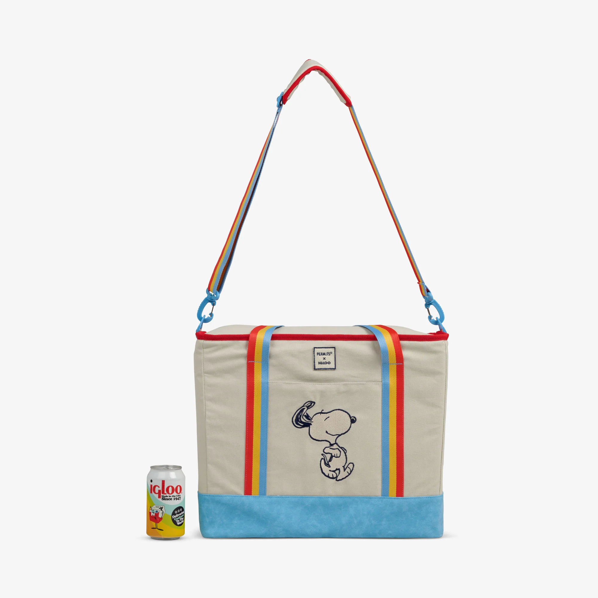 Snoopy Disco Party Dual Compartment Tote Cooler Bag - Image 7